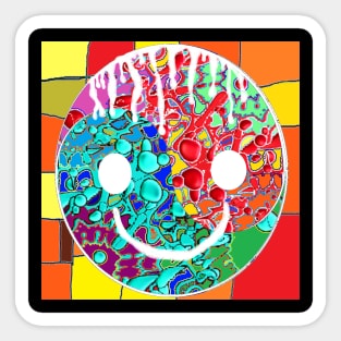 smiley art happy emoji Sticker